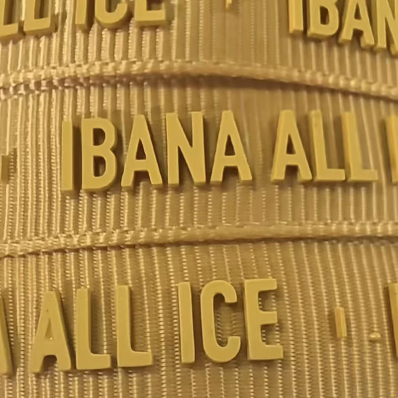Silikon direktutskrift på webbing